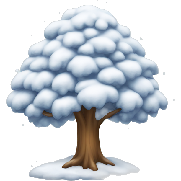 Snowy tree