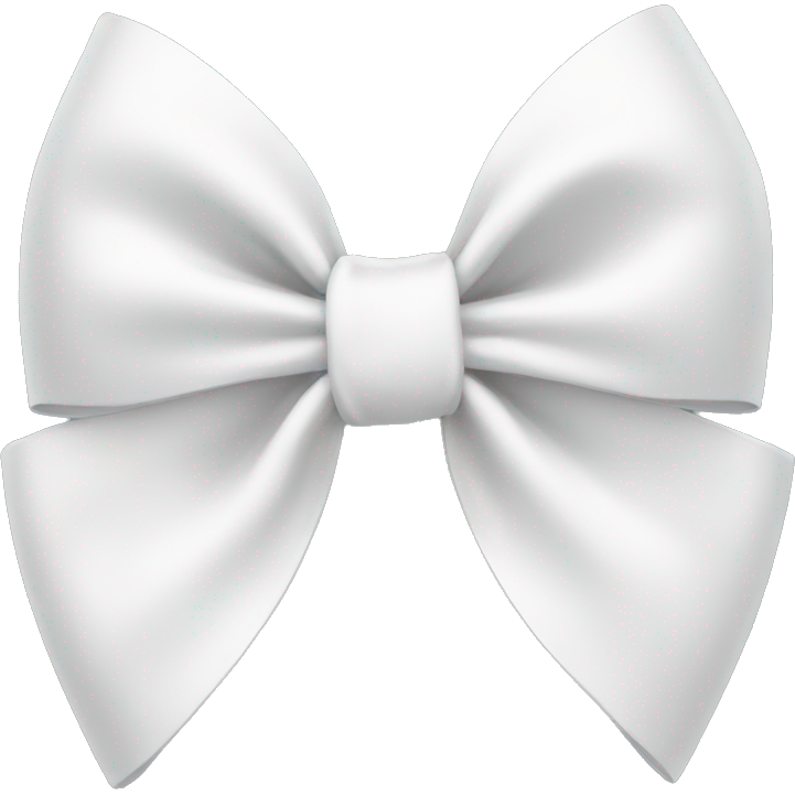 White bow