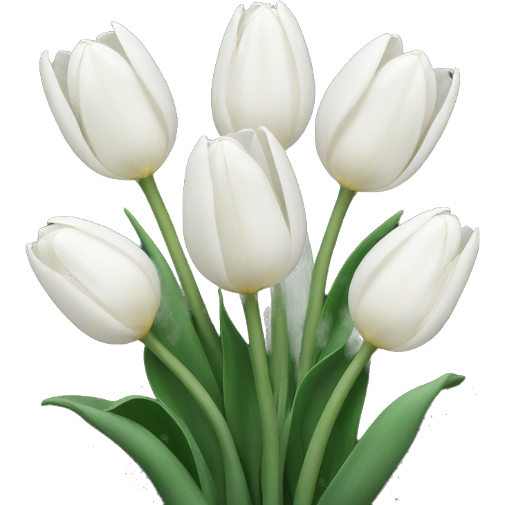 White tulips