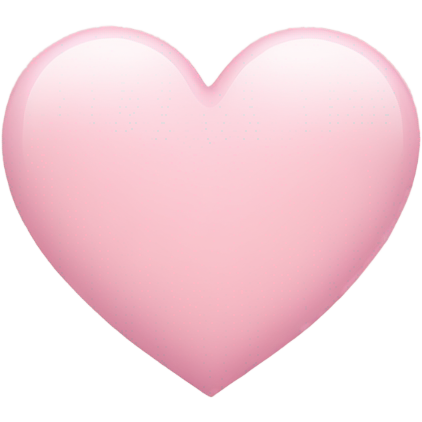 Light pink heart