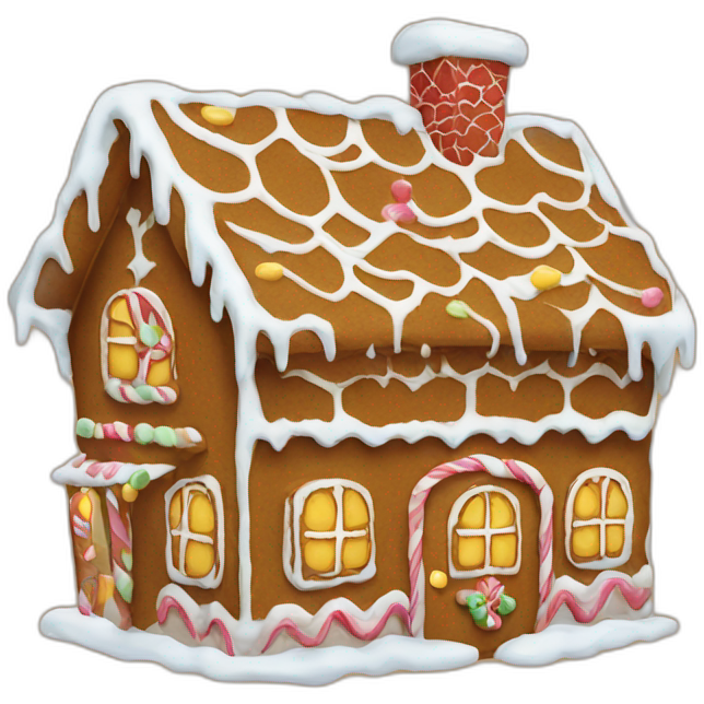 A gingerbread house