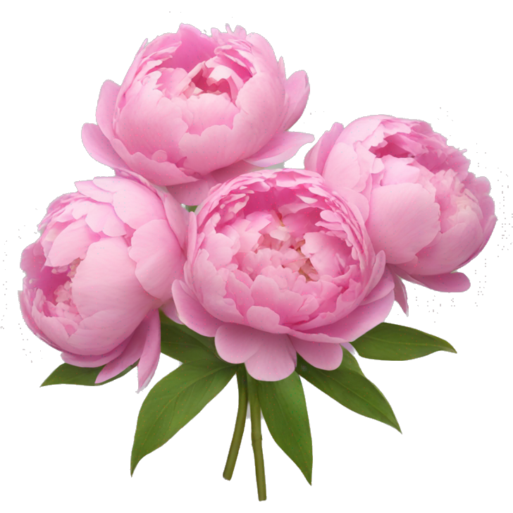 Bouquet of pink peonies