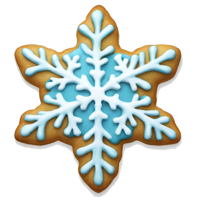 Snowflake cookie