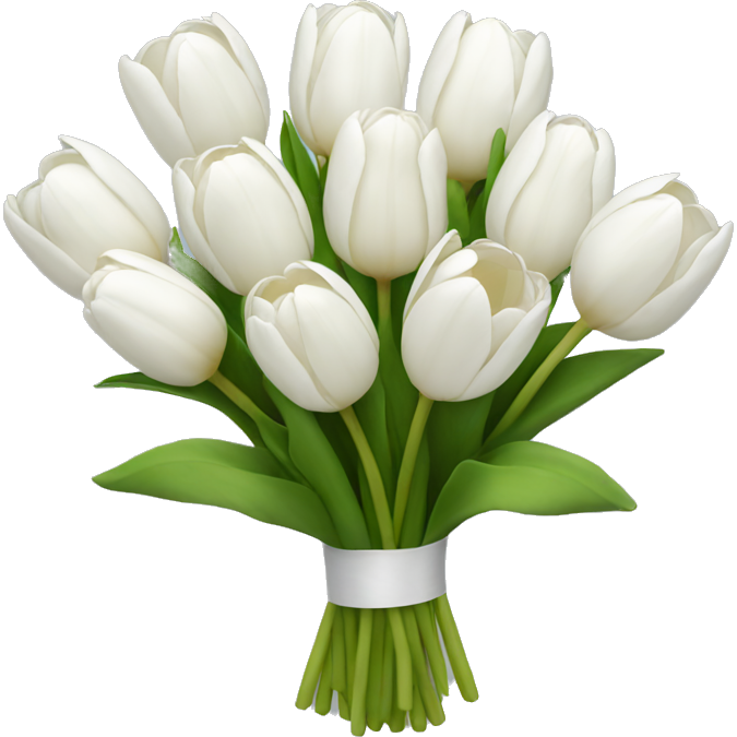 White tulip bouquet
