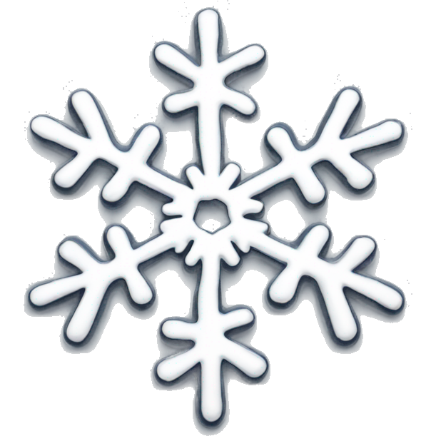 Melting snowflake