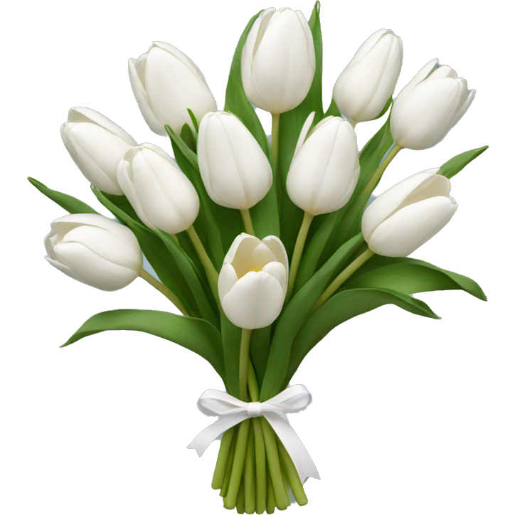 White tulip bouquet