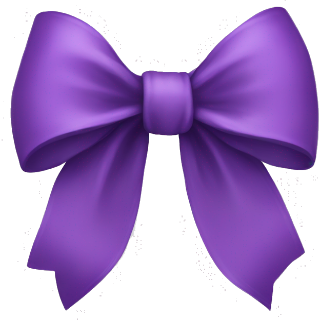 Purple bow