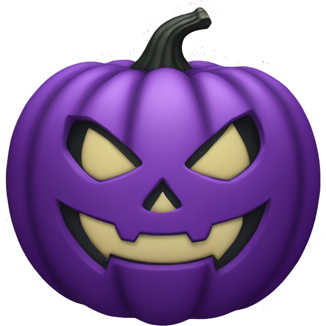 Purple jack o lantern