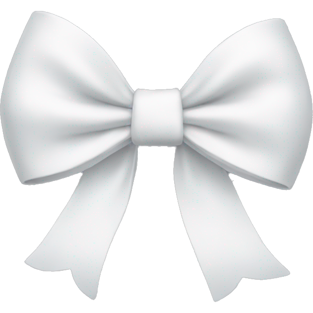 White bow