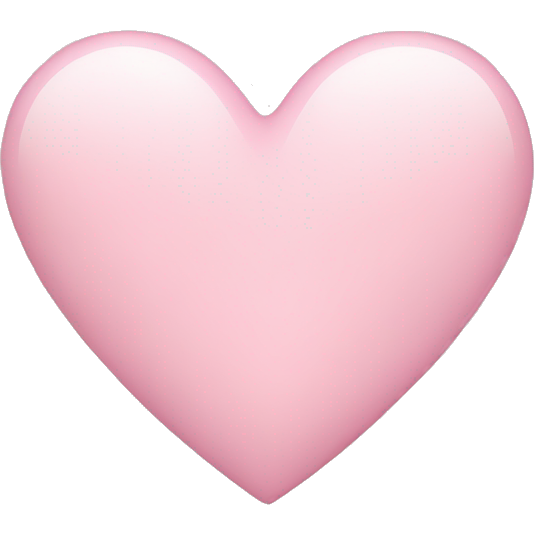 Light pink heart