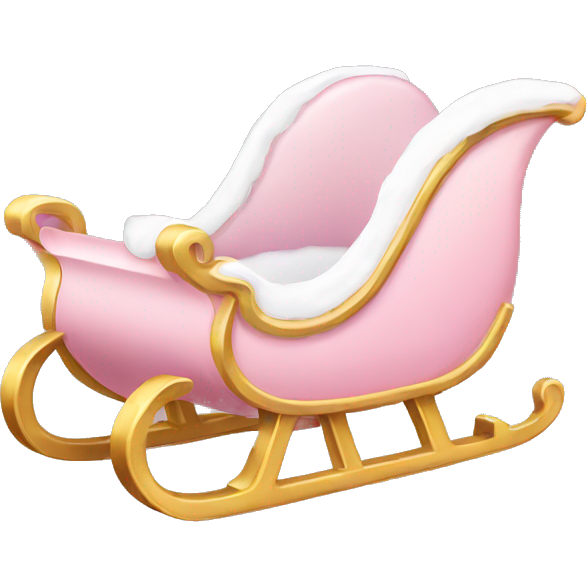 Light pink sleigh