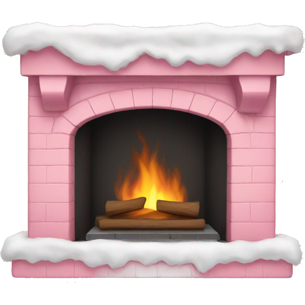 Winter Pink FirePlace