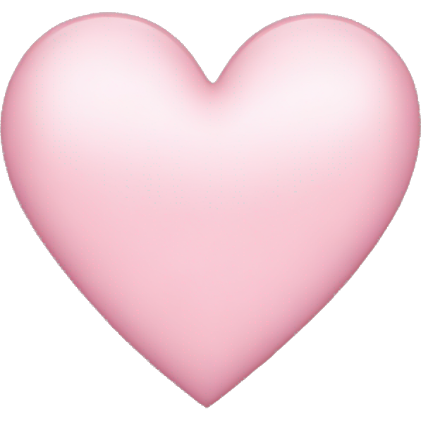 Light pink heart