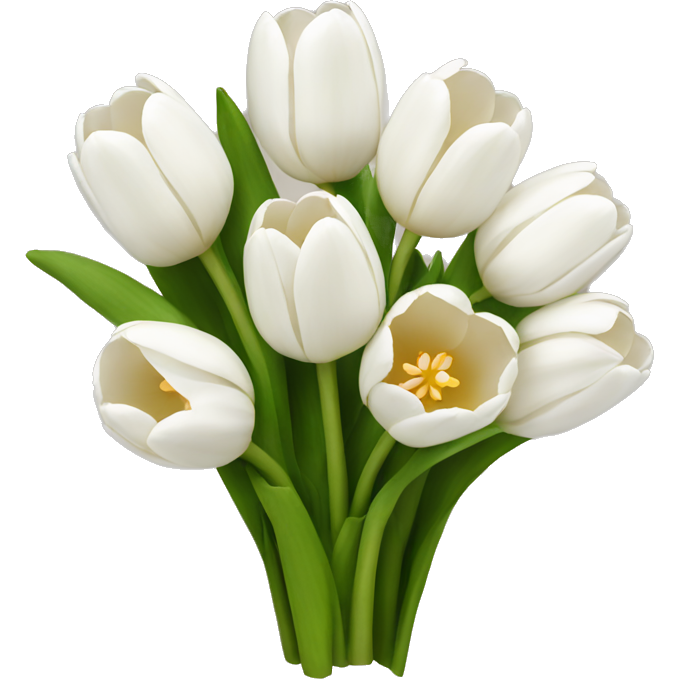 White tulip bouquet