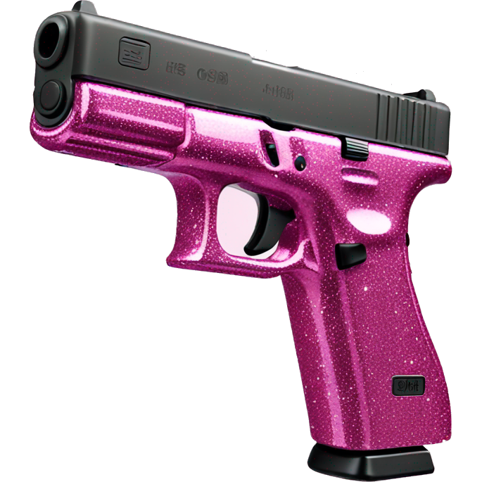 Pink glitter Glock