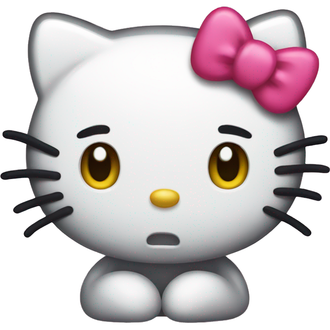 Sad hello kitty