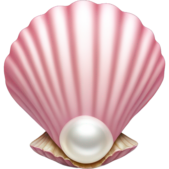 Beautiful Pink shell with pearl inside