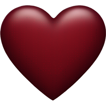 Dark red heart