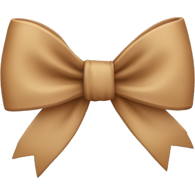Light brown bow