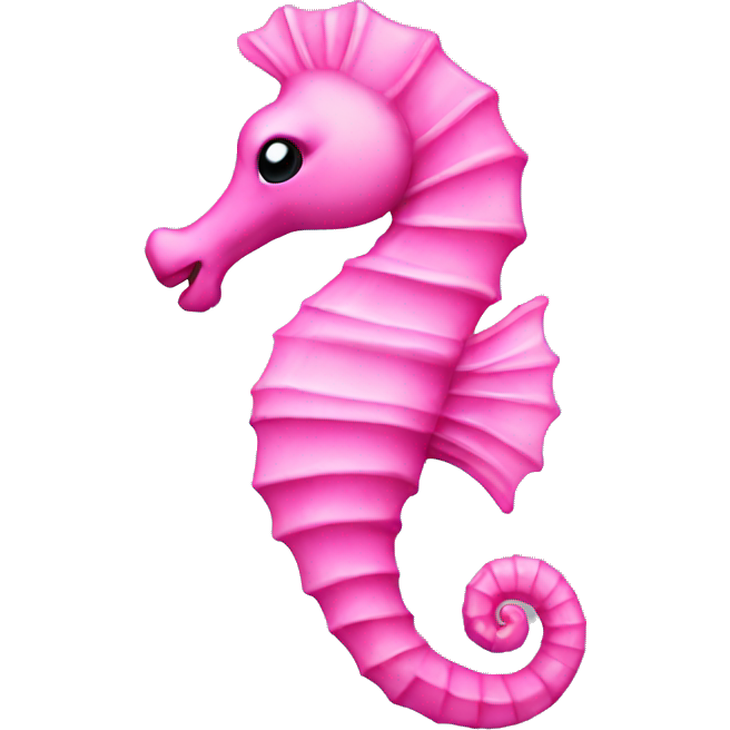 Pink seahorse