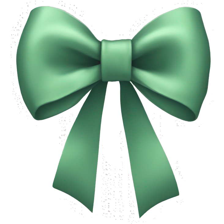 Sage green bow