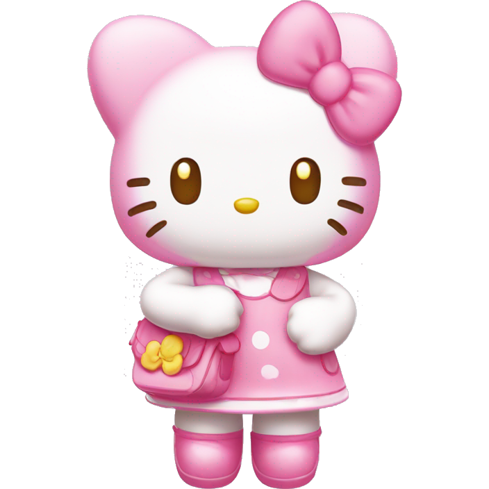 Hello Kitty abrazando a my Melody