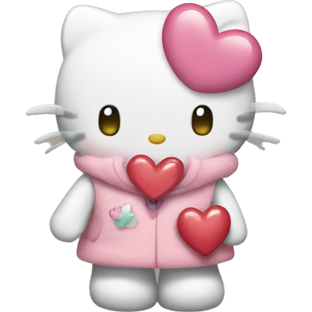Hello kitty with heart