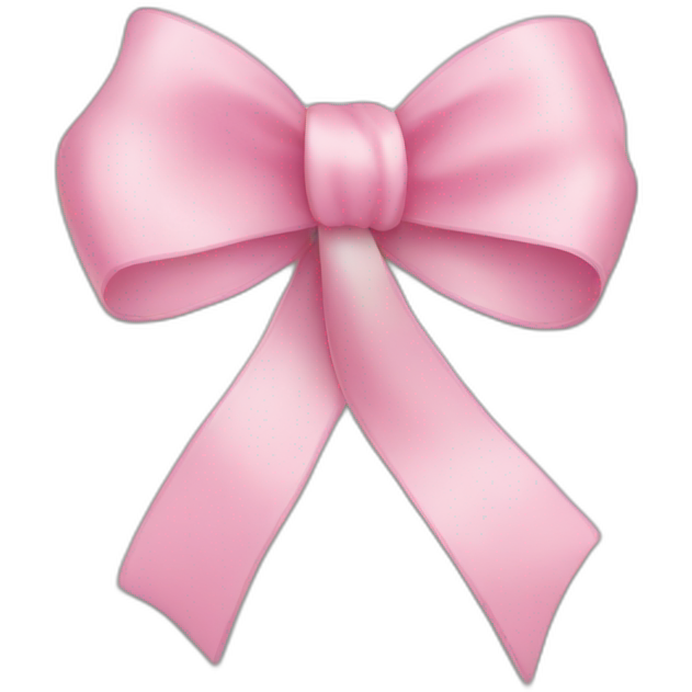 Soft pink ribbon