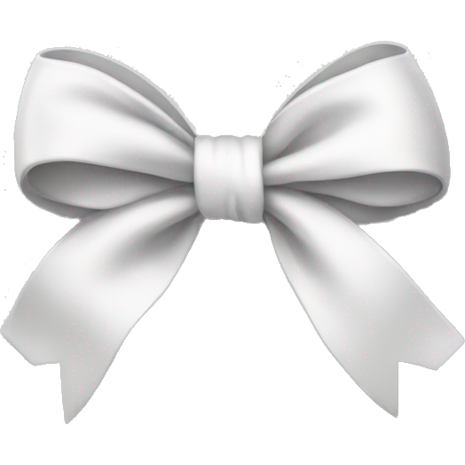 White bow