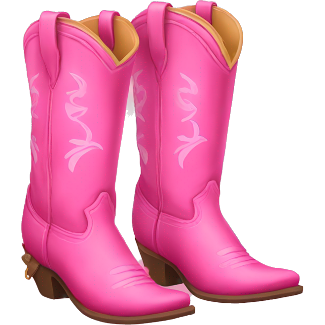 Pink cowgirl boots