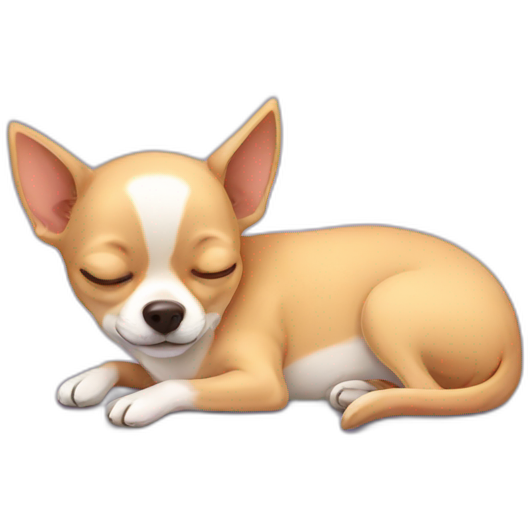 Chihuahua sleeping