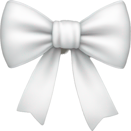 White bow