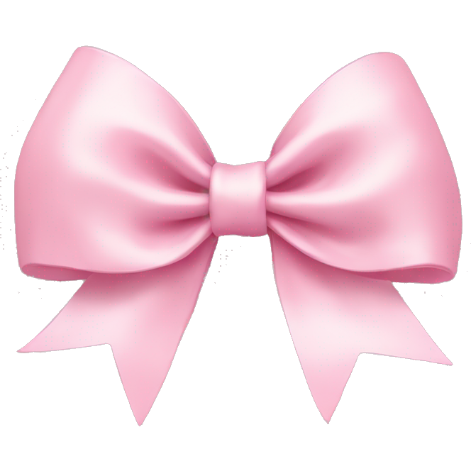 Baby pink christmas bow