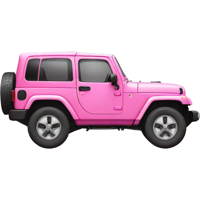 Pink jeep