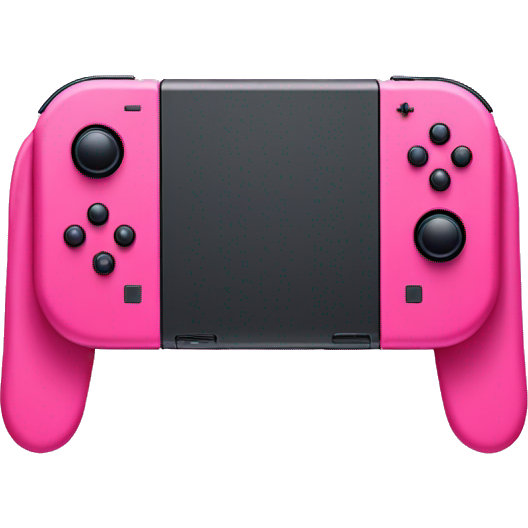 Hot pink Nintendo switch