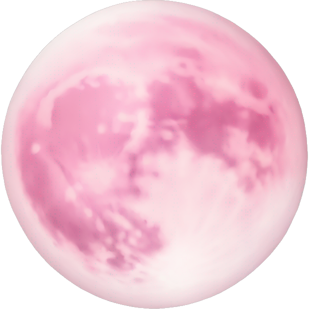 Light pink pink moon