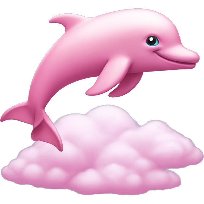 Pink dolphin pink clouds