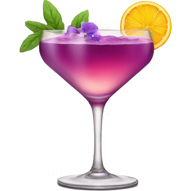 COCKTAIL WITH VIOLET