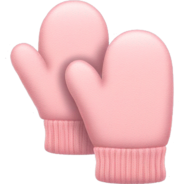 Light pink mittens