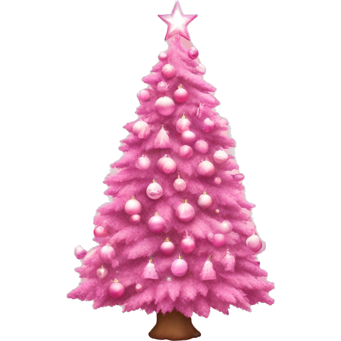Pink Aesthetic Christmas tree