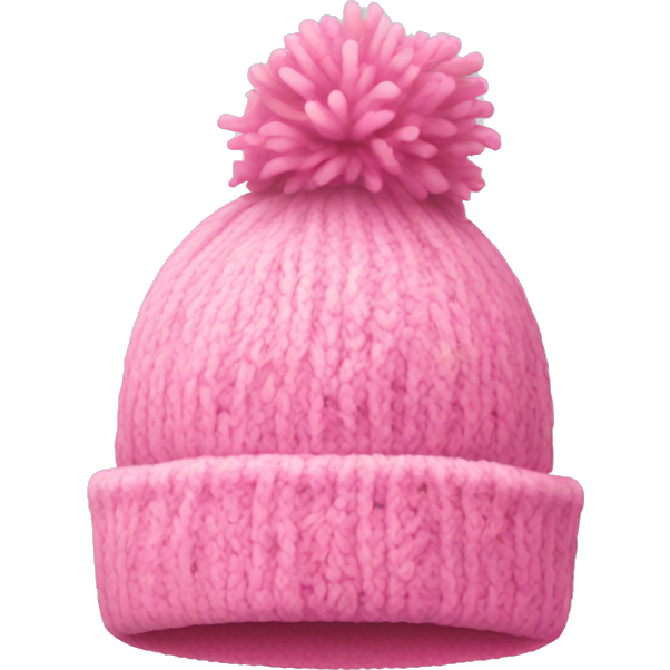 A pink winter hat