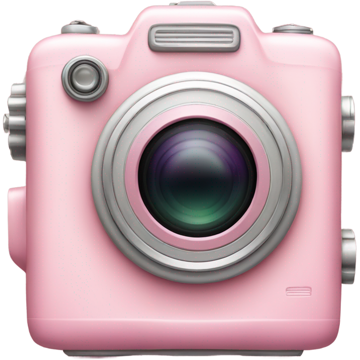 Aesthetic pink camera