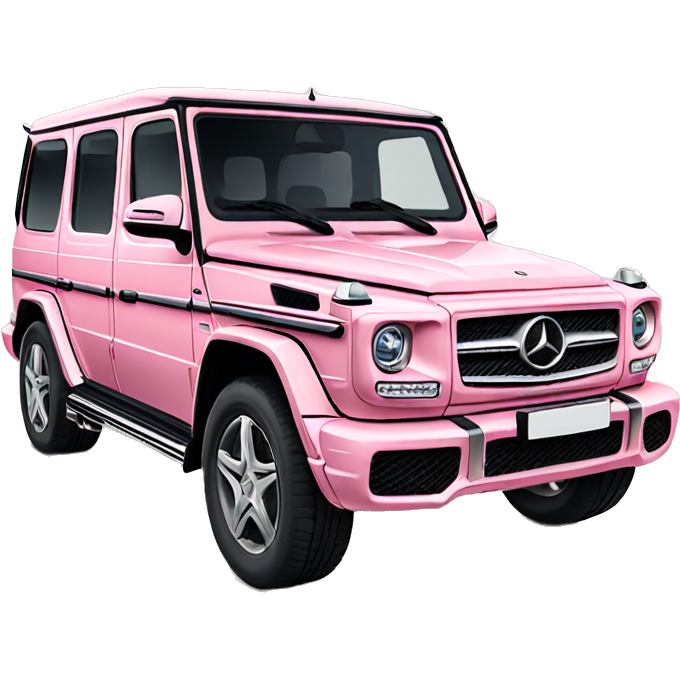 Light pink Mercedes g wagon