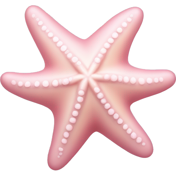Pastel pink starfish
