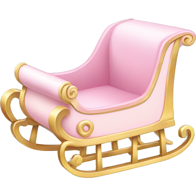 Light pink sleigh