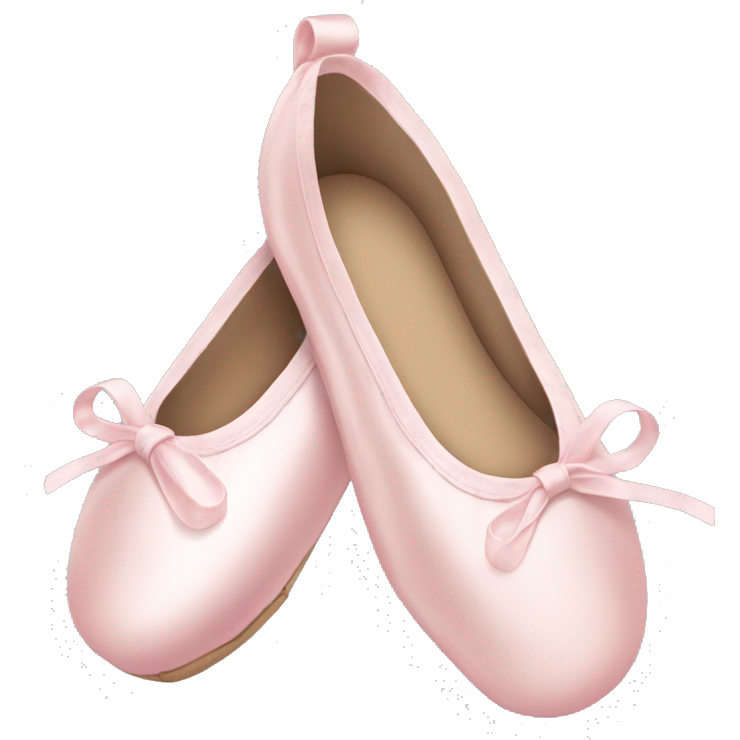 Pale pink ballet shoes