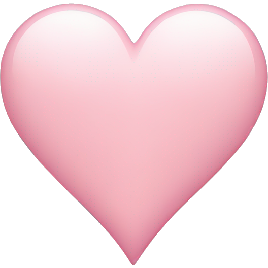Light pink heart