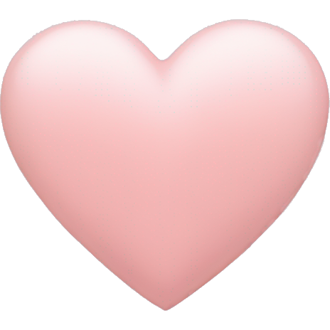 Light pink heart