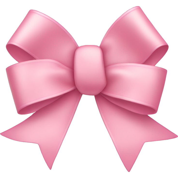 Light pink ribbon bow