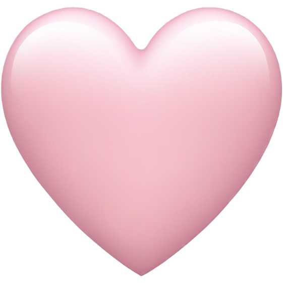 Light pink heart